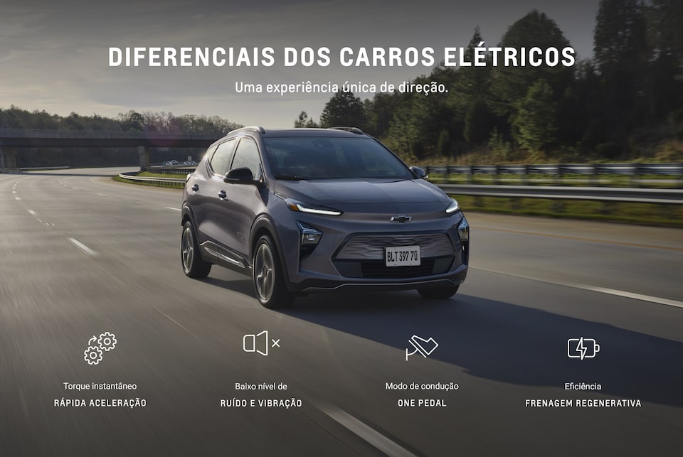 Itens dos carros elétricos da Chevrolet