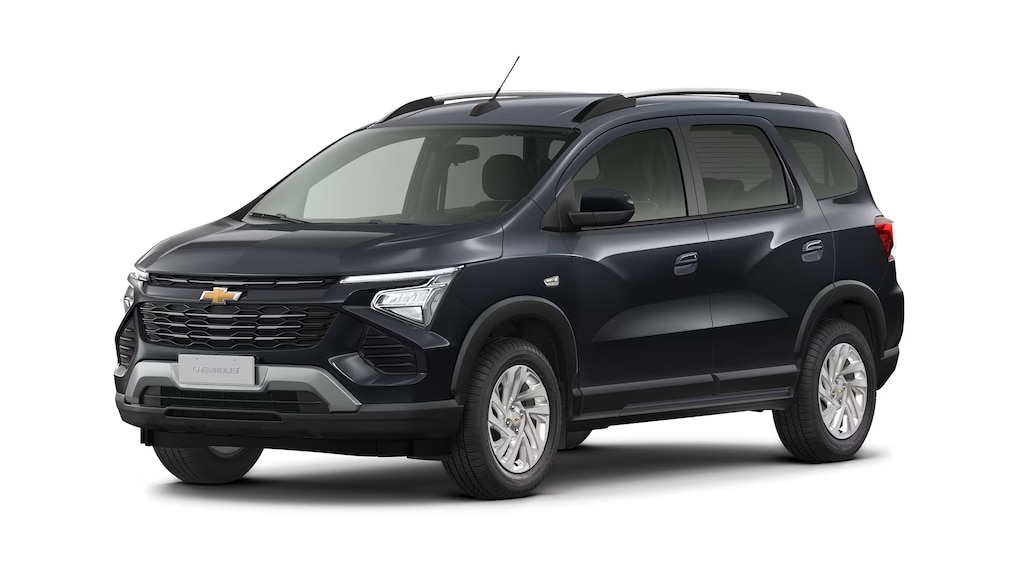 Chevrolet Spin LTZ na cor Cinza Rush